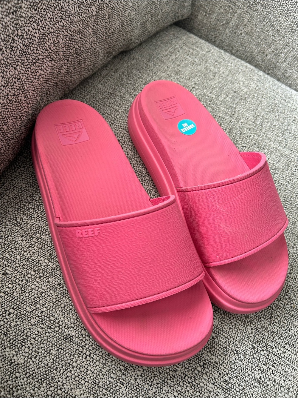 Reef Women's Bright Pink Slide Sandals